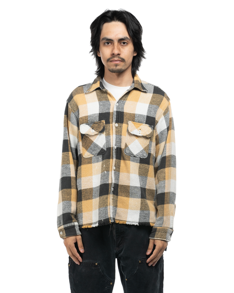 1960s Cropped Cotton Flannel