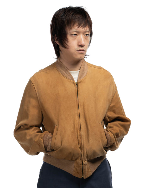 60's Suede Field & Stream Bomber - Medium
