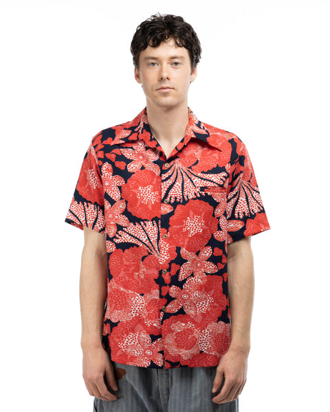 70's Floral Aloha Shirt - XL