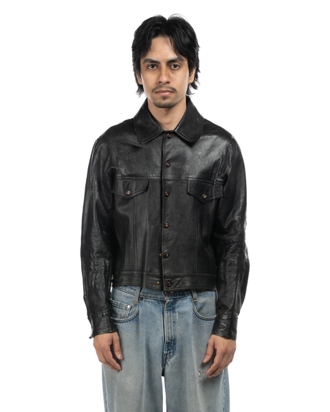 1950s Satin-Lined Trucker Jacket