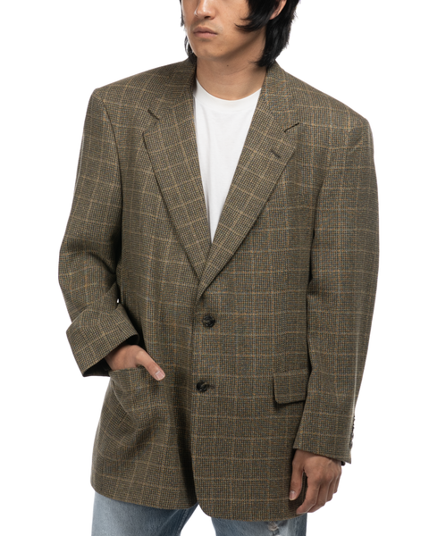 1970s Plaid Suit Jacket