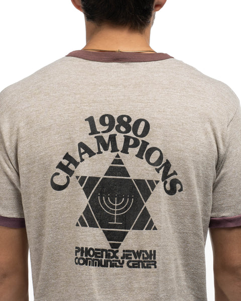 70's Cropped Life-Guard-Champion Tee - Large