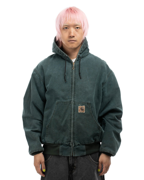 90’s Quilt Lined Carhartt Hooded Jacket - XL