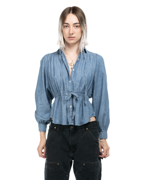 1970s Levi's Chambray Blouse