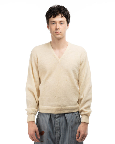 70's Jantzen Wool V Neck Sweater - Medium