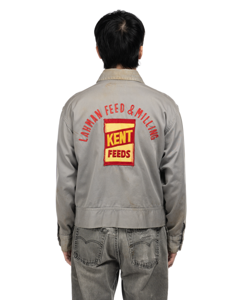 1950s Army Twill Chain-Stitched Jacket