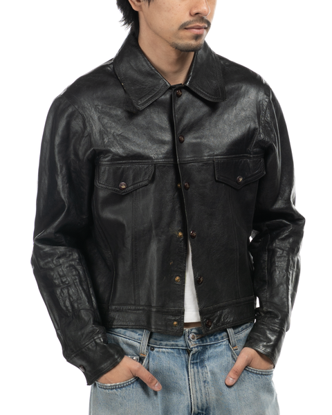 1950s Satin-Lined Trucker Jacket