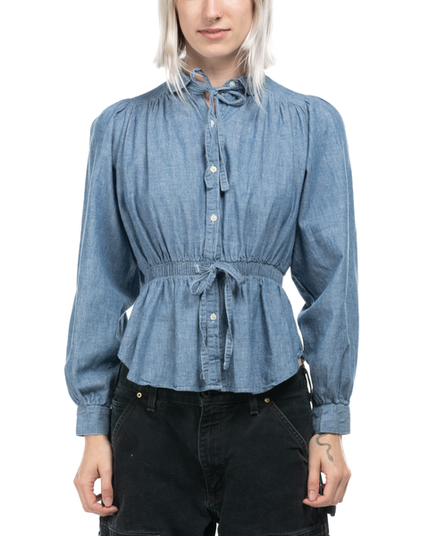 1970s Levi's Chambray Blouse
