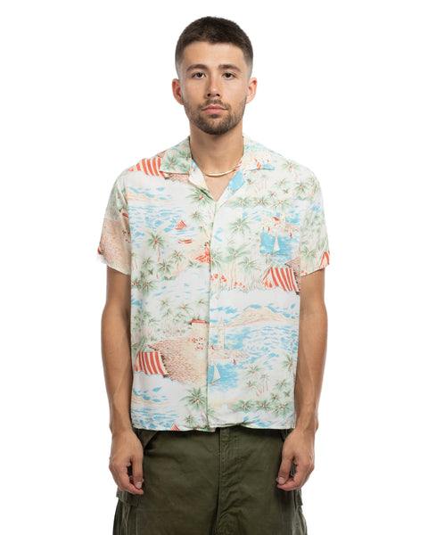 60's Rayon Aloha Shirt - Medium