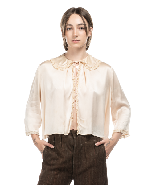 1960s Satin Blouse