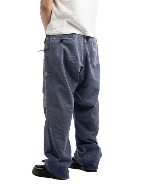 50’s Thrashed & Repaired Rail Chief Work Pants - 36” x 27”