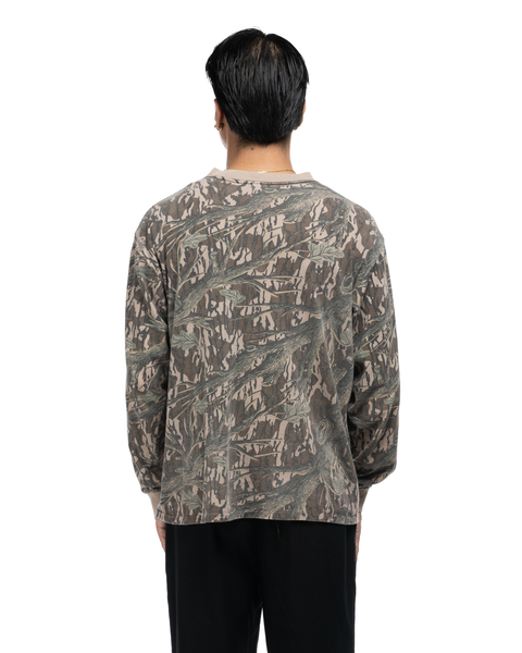 80s Long Sleeve Real Tree Tee - Large