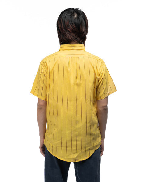 60's Faded Striped Oxford Shirt - Medium