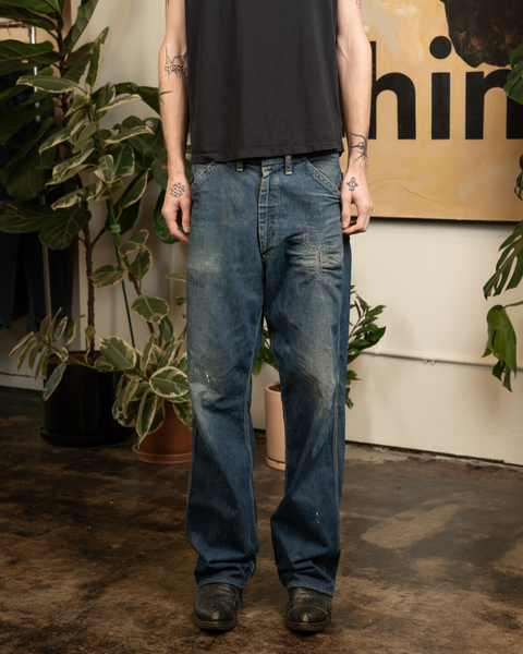 1940s Repaired Lee Carpenter Denim