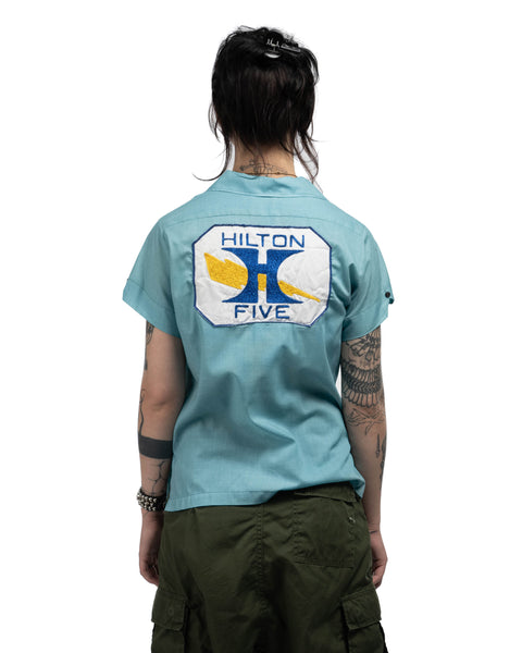 60's Chain-Stitched Bowling Shirt - Small