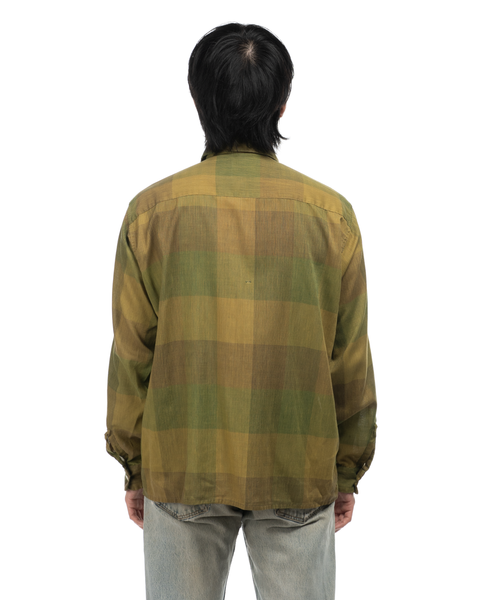 1960s Plaid Button-Up Shirt