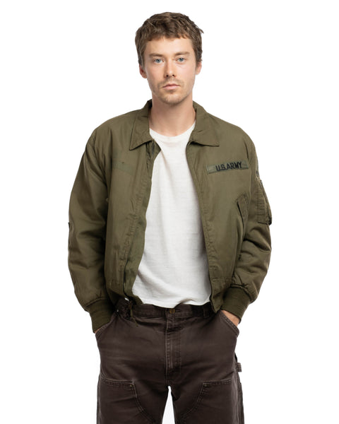 70's Cold Weather Flight Jacket - Large