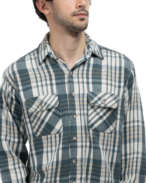 80's Five Brother Cotton Flannel - Large