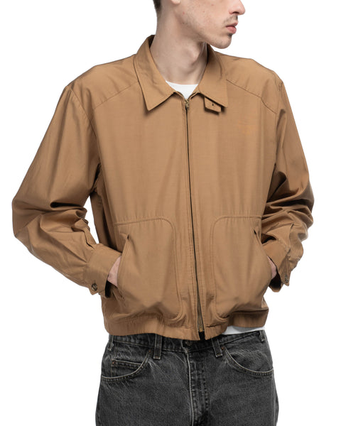 50's Crisp Nylon Harrington Jacket - XL