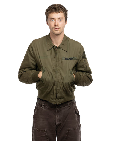 70's Cold Weather Flight Jacket - Large