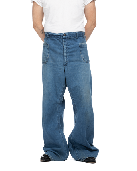 70s Sailor Dungarees - 38" x 31"