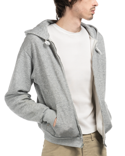 1970s Heather Zip Hoodie