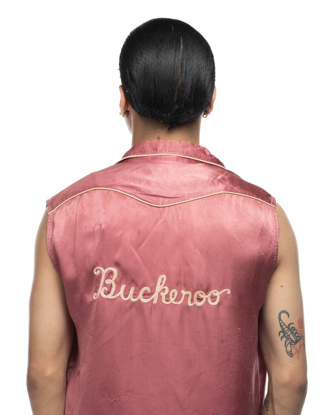 1940s Buckaroo Chain-Stitched Western Shirt