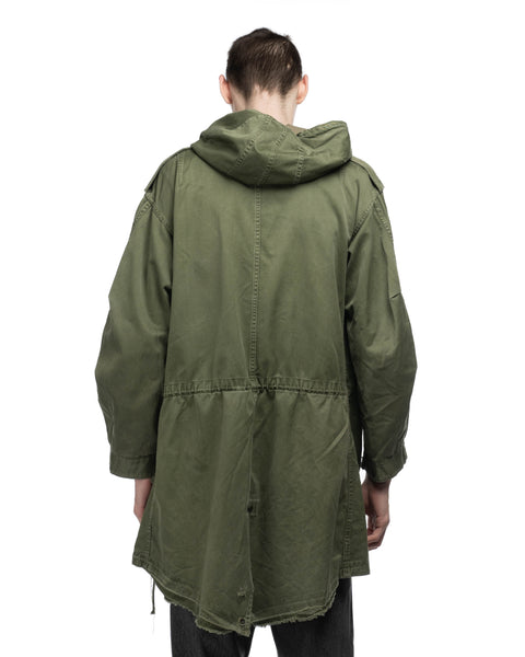 60's Hooded Fishtail Parka - Large