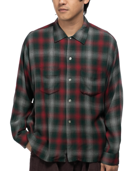 1960s Rayon Flannel Shirt