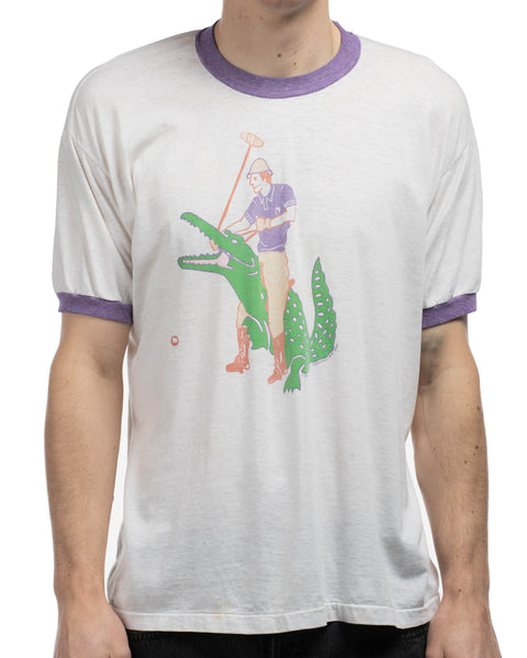 80's Alligator Polo Tee - Medium