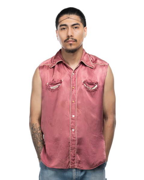 1940s Buckaroo Chain-Stitched Western Shirt