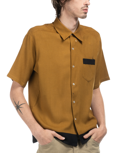 1960s Rayon Paneled Shirt