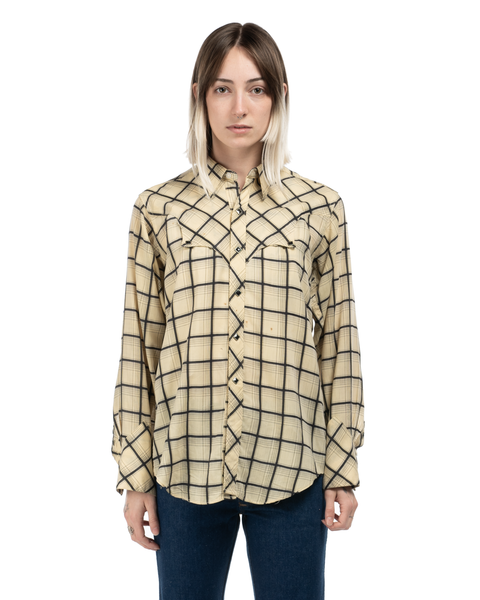 1960s Diamond-Snap Rayon Western Shirt
