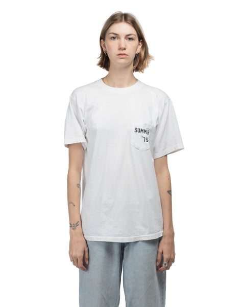 70's Flock Letter Shirt - XL