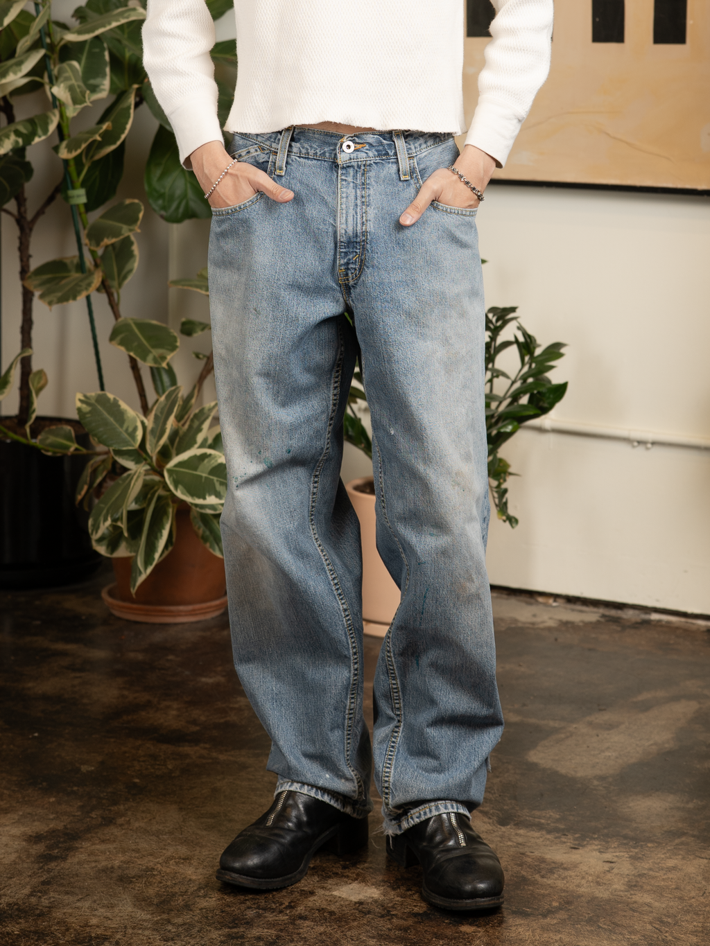Y2K Levi's SilverTab Baggy Denim – Kissing Booth