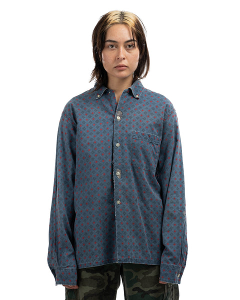 50’s Repaired Oxford Shirt - Medium