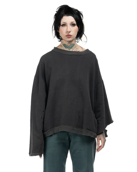 1980s Thrashed Pocket Crewneck