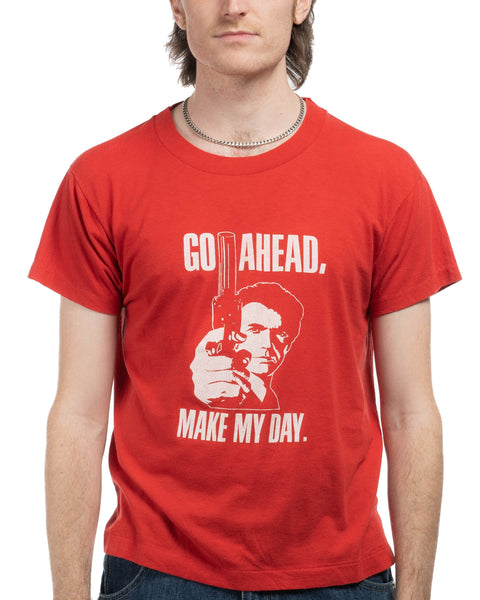 80's Make My Day Clint Eastwood Tee - Medium