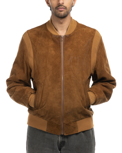 1970s Suede Bomber Jacket