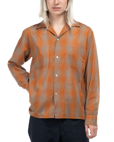 1960s McGregor Shadow Plaid Shirt