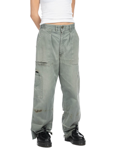 50's USAF Mechanic's Utility Trousers - 30" x 27"