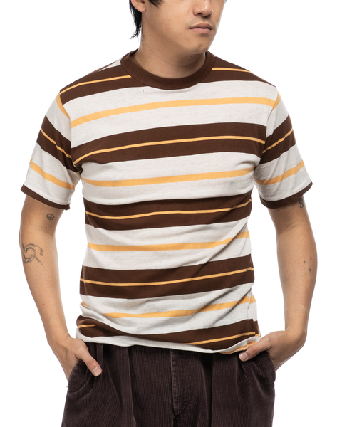 1970s Campus Striped Shirt