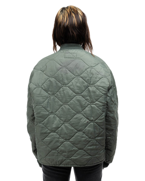 70's USAF Quilted Liner Jacket - Medium