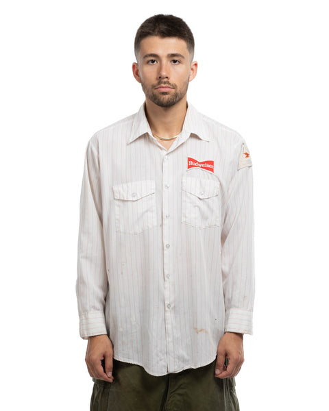 70’s Budweiser Work Shirt - Large