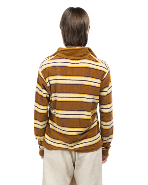 1970s Velvety Henley Sweatshirt