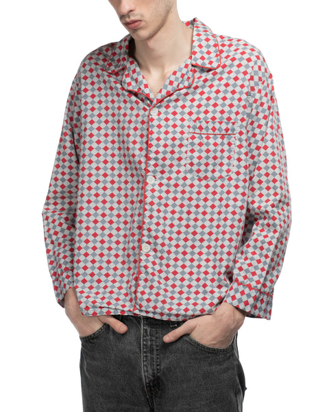 60's Pilgrim Patterned Shirt - Large