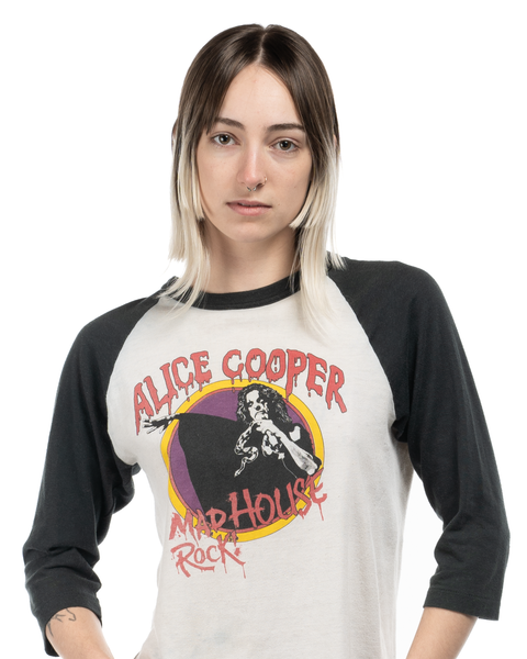 1980s Alice Cooper Raglan Tee