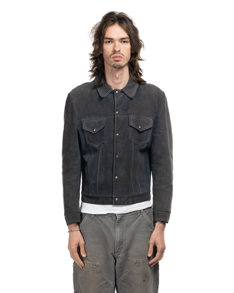 1970s Suede Trucker Jacket