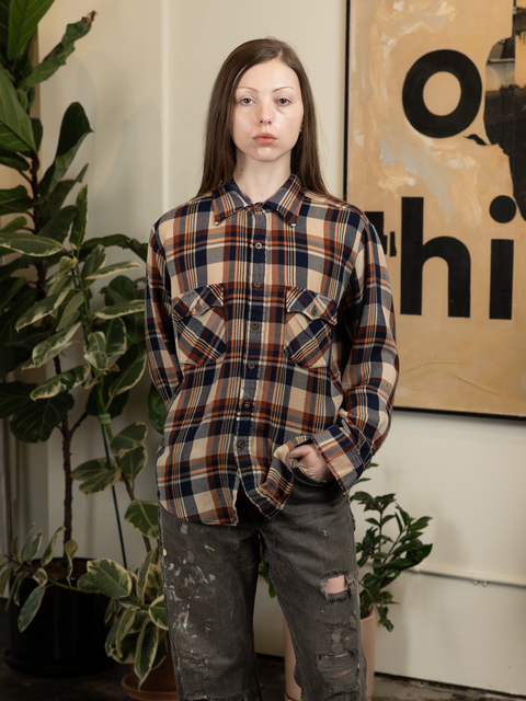 1970s Penney's Plaid Flannel