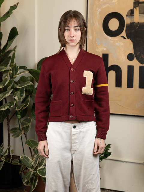 1940s Collegiate Cardigan
